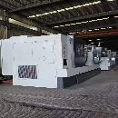 海天HTM-TC25L斜轨数控车12寸卡盘，12工位刀塔加工长.